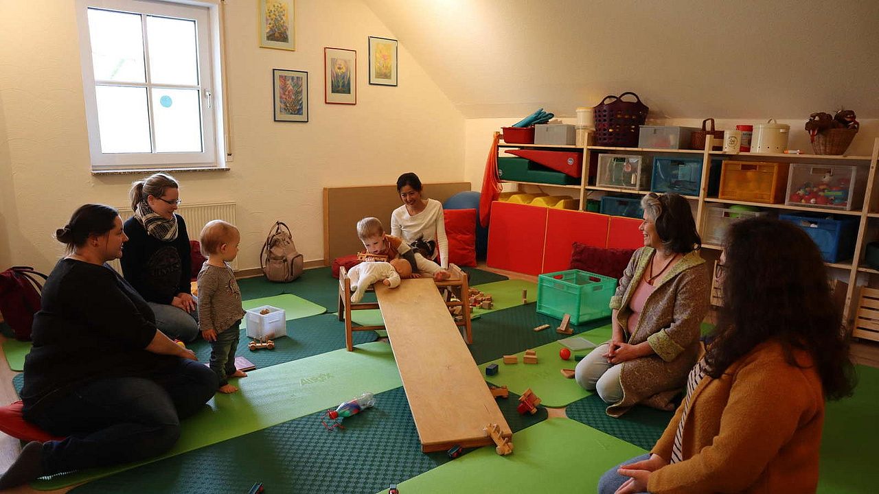 Blick in einen Eltern-Kind-Treff