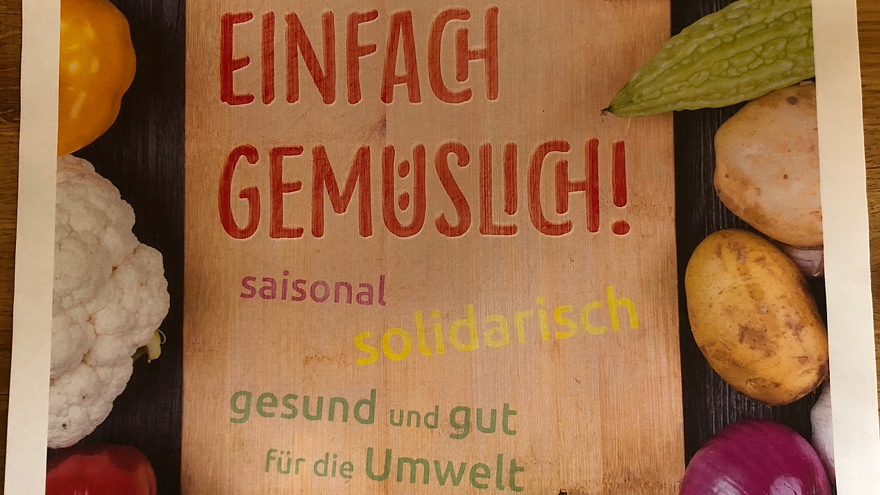 Plakat der SoLawi Guter Grund in W&ouml;lfersheim