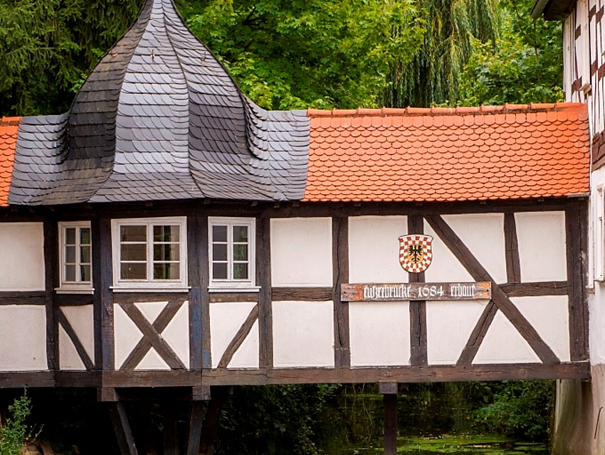 An der Seufzerbrücke in Florstadt-Staden (Foto: Winfried Eberhardt)