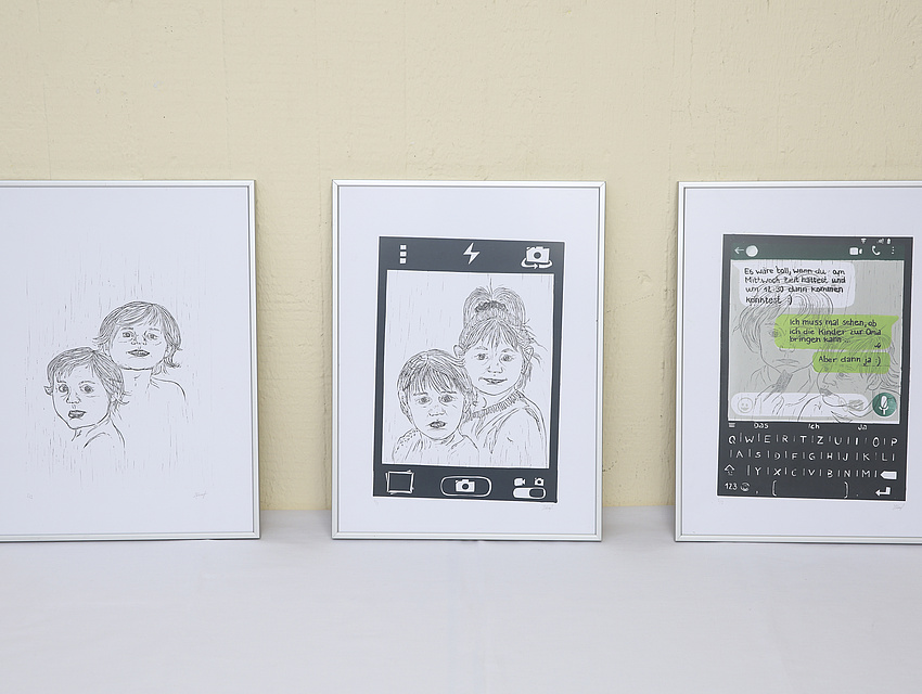 Bleistiftzeichnungen von Kindern 