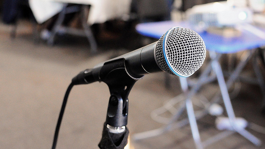 Ein Mikrophon