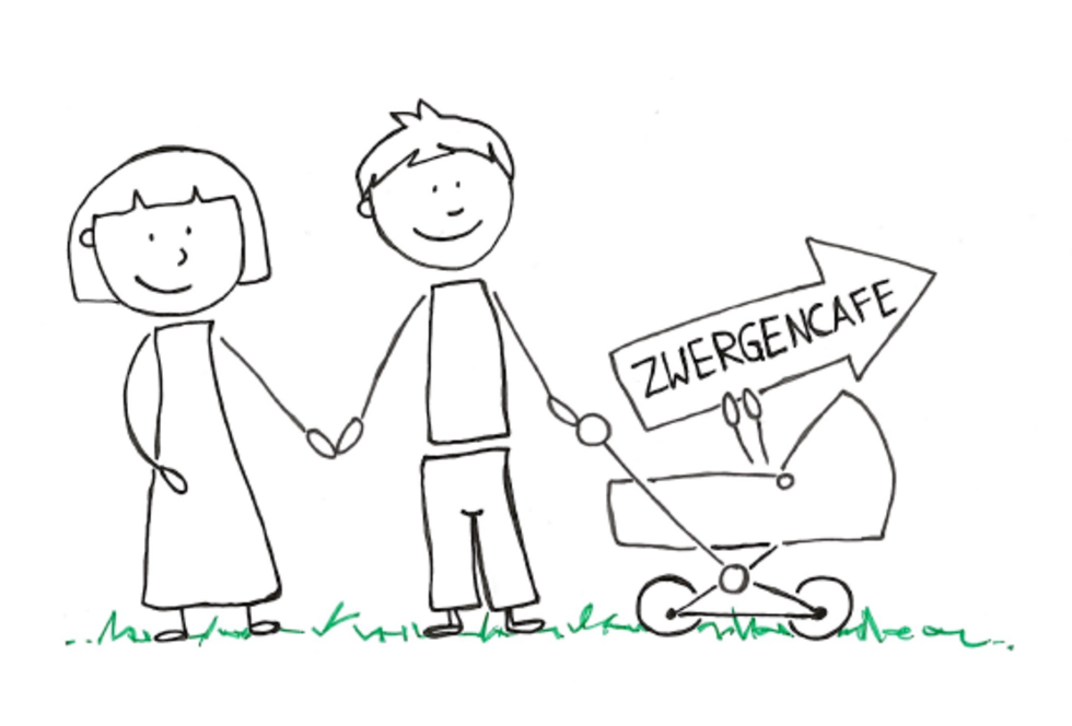 Bleistiftzeichnung als Logo