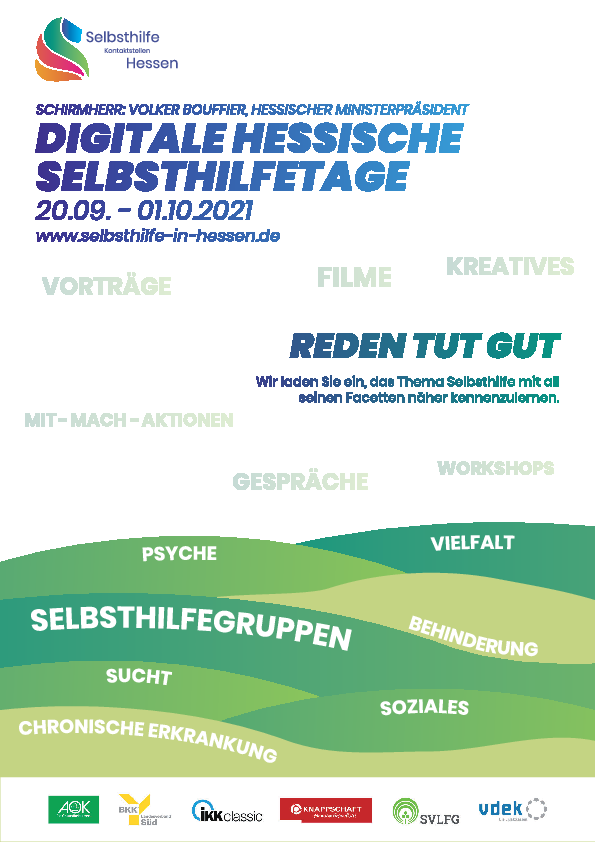 Plakat Digitale Hessische Selbsthilfetage