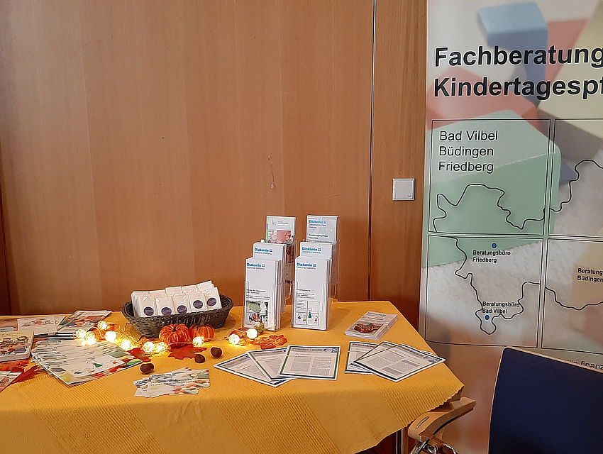 Stand Fachservice Kindertagespflege Diakonie-Wetterau