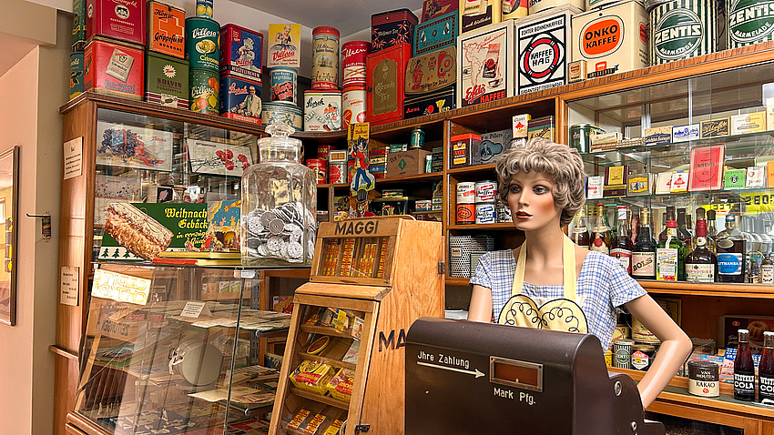 Ein Ladengeschäft wie in den 50er-Jahren.
