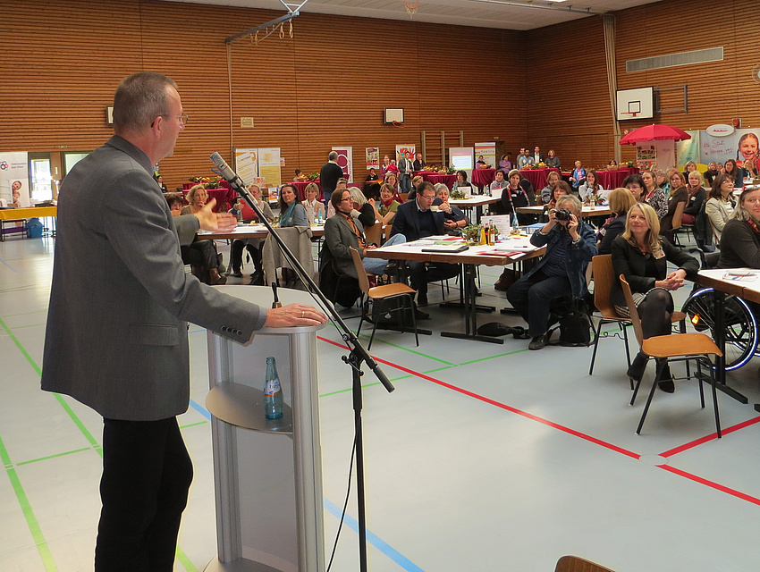 Begrüßung durch Landrat Arnold