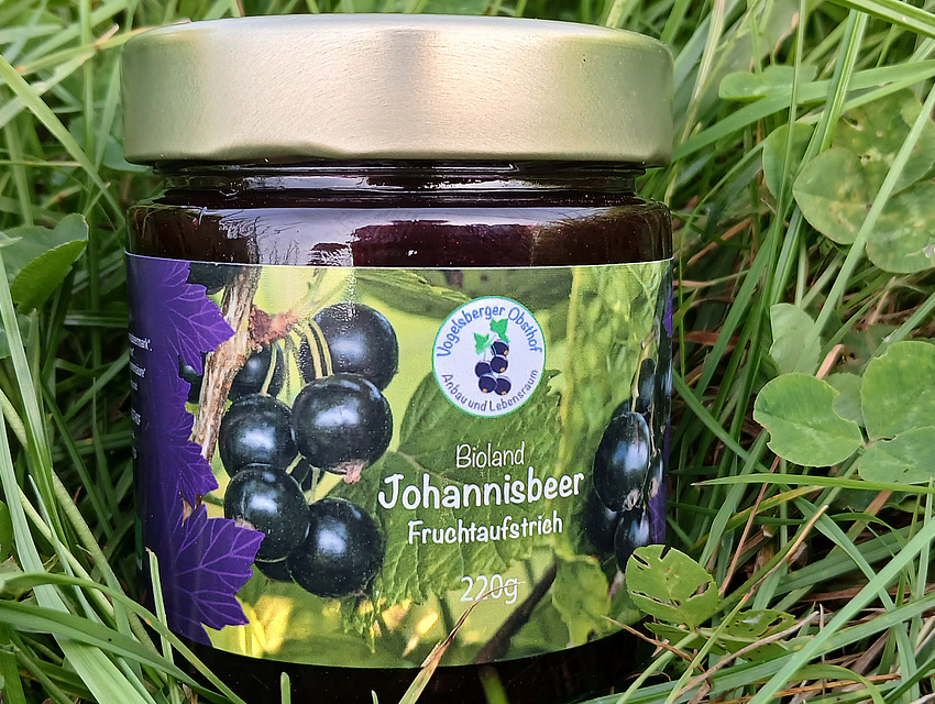 Fruchtaufstrich schwarze Johannisbeeren