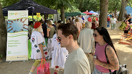 Viele Menschen besuchten die Selbsthilfe-MEILE in Bad Nauheim im letzten Jahr