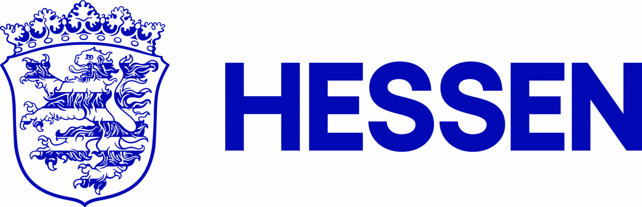 Hessen Wappen mit Schriftzug Hessen