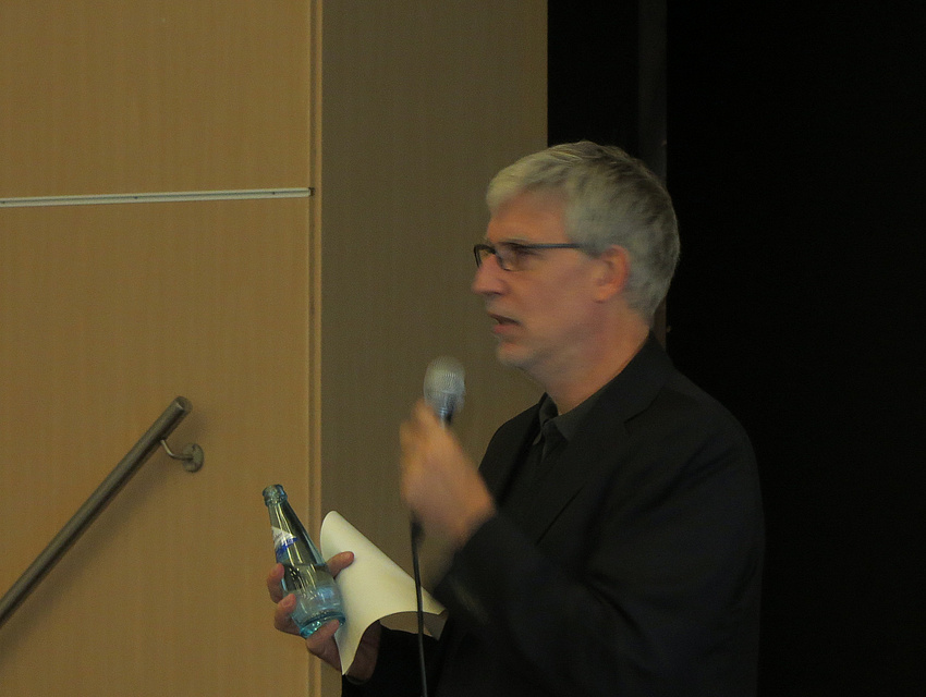 Moderator Wolfgang Kleemann, ISS