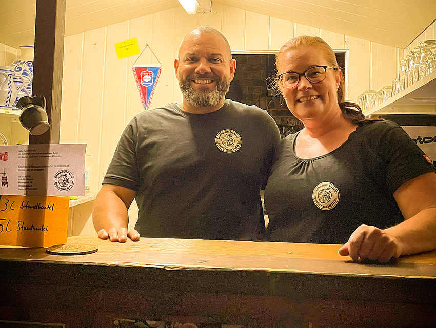 André Franklin und Nicole Cannon