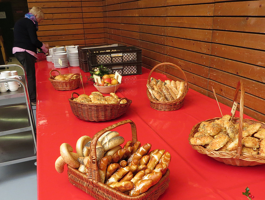Die Tafel deckt sich