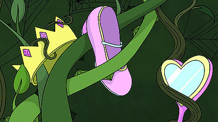 Symbolbild, Schuh auf verschlungener Pflanze