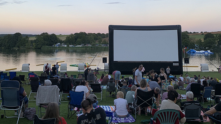 Open-Air-Kino am See, Bild:© Stadt Gedern