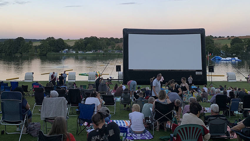 Open-Air-Kino am See, Bild:© Stadt Gedern