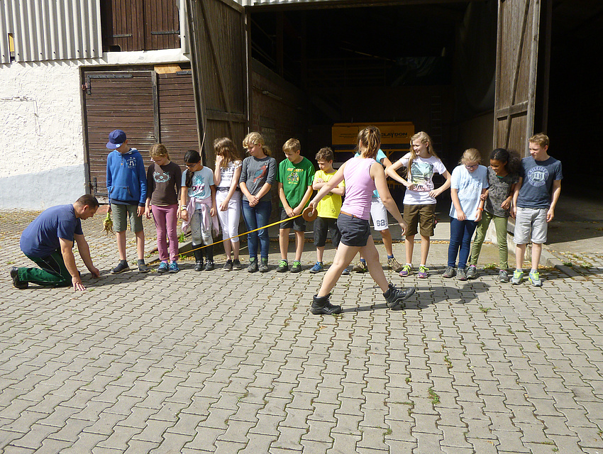 Kinder auf dem Heidehof