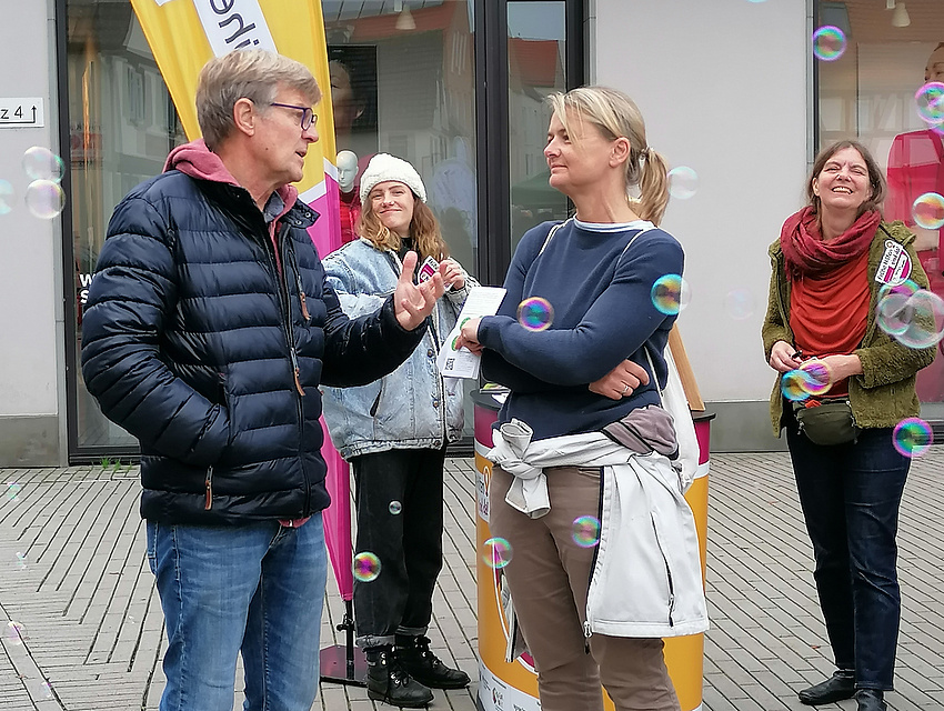 Netzwerkpartnerin vom FamZ B3 im gespräch
