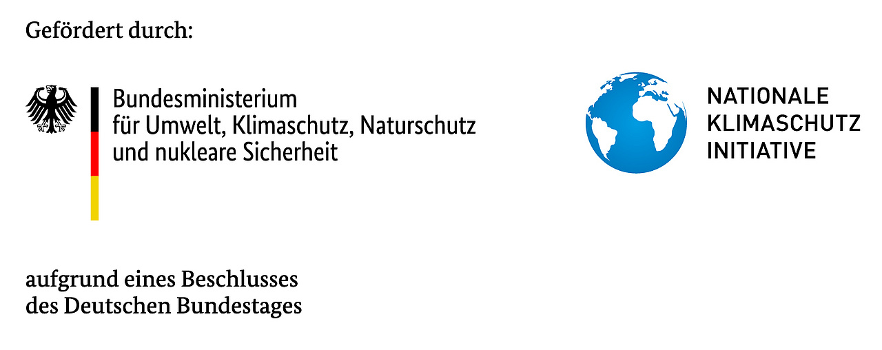 gefördert durch: Logo Bundesministerium für Umwelt, Klimaschutz, Naturschutz und nukleare Sicherheit und Nationale Klimaschutzinitiative