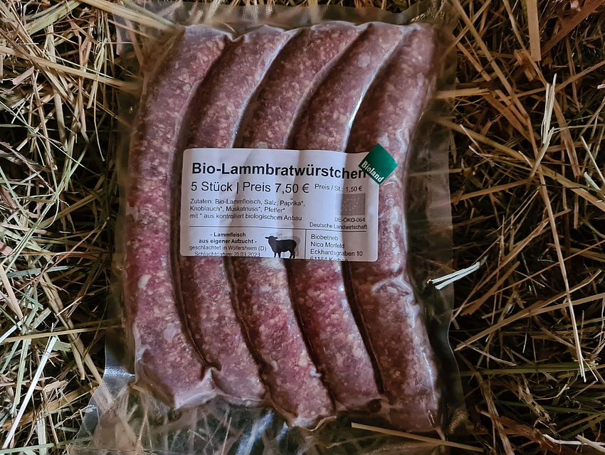 Lammbratwürste