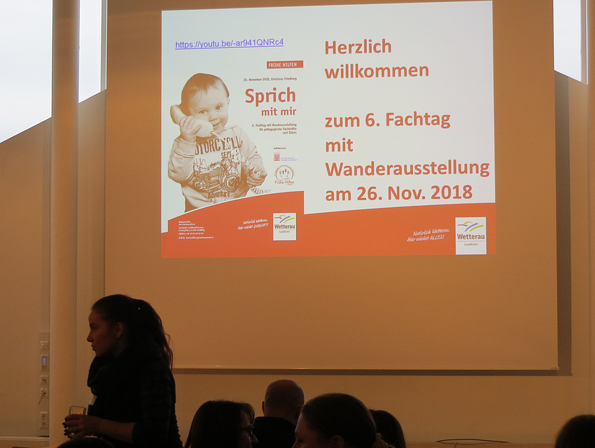 Blick auf die Leinwand